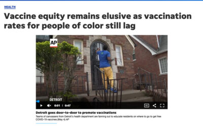 Vaccine equity remains elusive as vaccination rates for people of color still lag